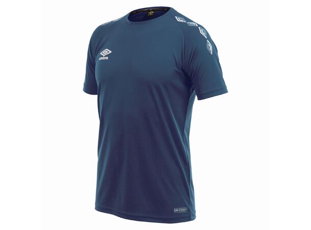 UMBRO UX-1 Trn Tee Marine/Hv L Enklere teknisk T-skjorte 
